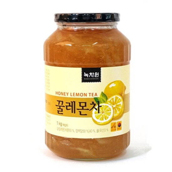 녹차원 꿀레몬차 1kg (1개)