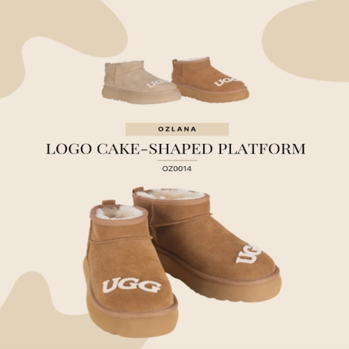 UGG 호주 OZLANA 25NEW 로고 케이크 플랫폼 부츠 OZ0014