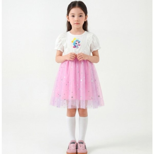 레노마 캐치티니핑 여아용 5부 샤 레이스 원피스 2호 OF16W63903