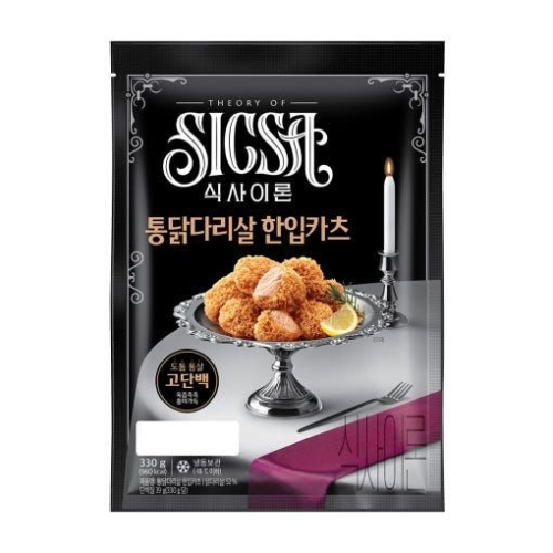 롯데웰푸드 식사이론 통닭다리살 한입 카츠 330g (1개)_이미지