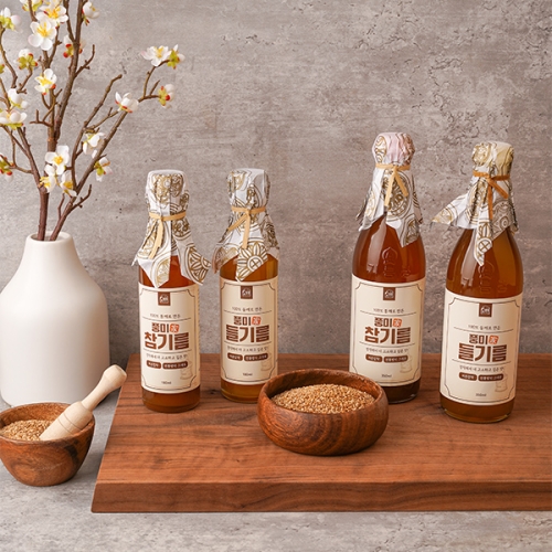 자연맛남 순수 통참깨 저온압착 풍미 참기름 350ml (1개)_이미지