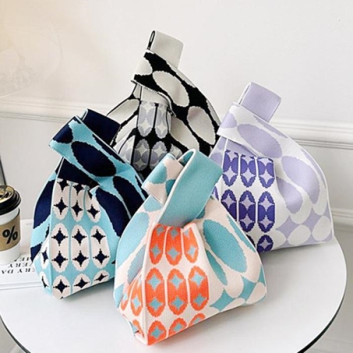 기타 시스터즈 시스터즈 팬드폰백 보따리가방 손가방 니트소재 14235619_이미지