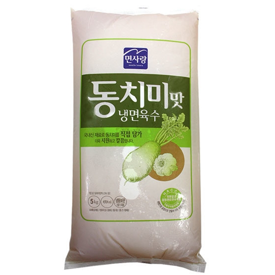 면사랑 동치미맛 냉면육수 냉동 5kg (3개)_이미지
