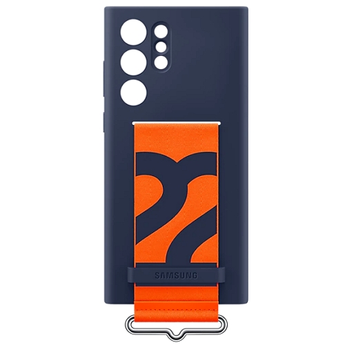 삼성전자 갤럭시S22 울트라 실리콘 커버 with 스트랩 EF-GS908_이미지