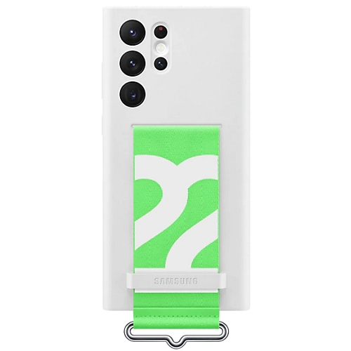 삼성전자 갤럭시S22 울트라 실리콘 커버 with 스트랩 EF-GS908_이미지