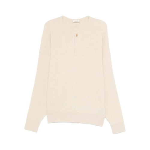 피어오브갓 버튼 프런트 와플 니트 스웨터 FG20204LAW T_이미지