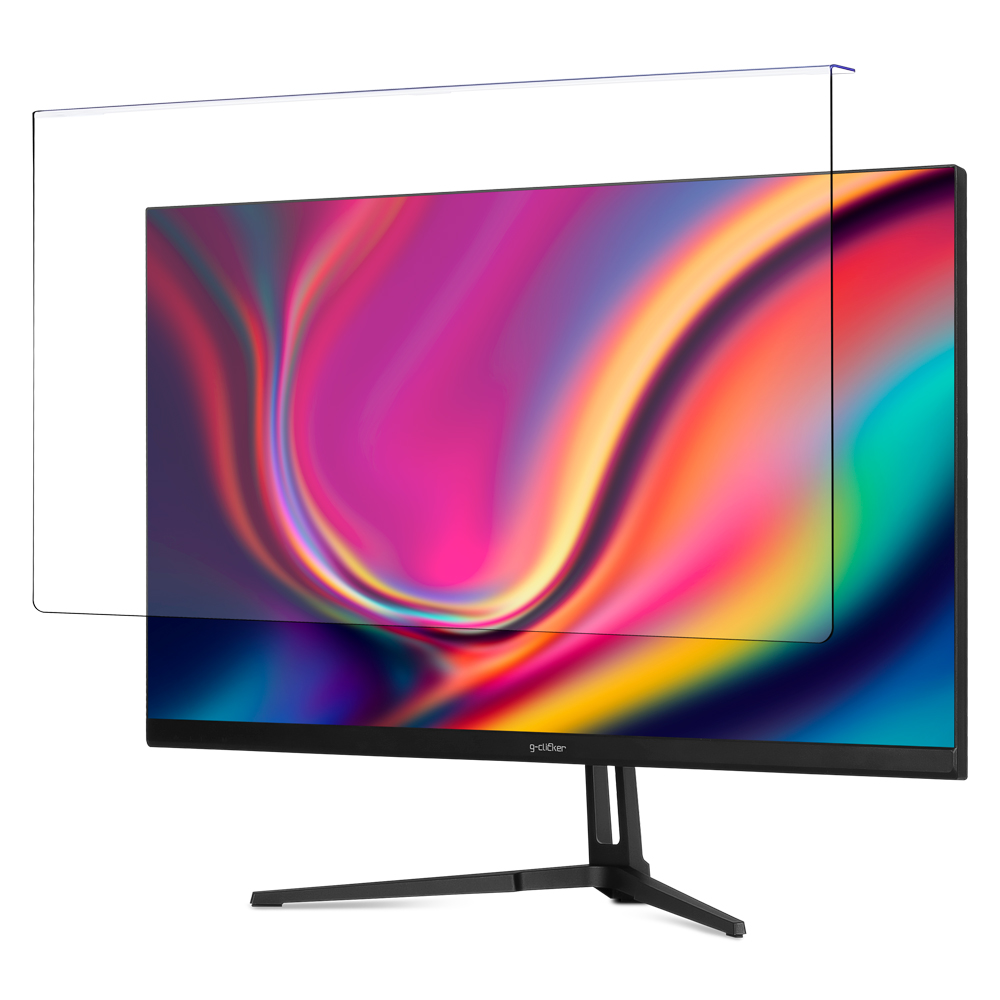 지클릭커 휴 쉴드 블루라이트 차단 거치형 모니터 필름 (27인치)_이미지