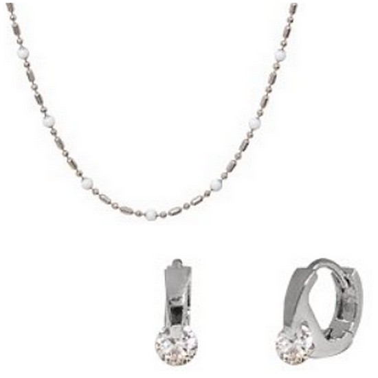 겟미블링 화이트볼 초커 원클립 귀걸이 세트 N223+E466이미지입니다. 누르면 해당 게시물로 새창이동합니다.