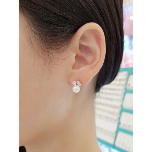 세이브존01 신혼집들이선물 진주 큐빅 14k 귀걸이 GE518 16278156