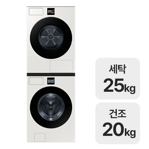 삼성전자 비스포크 AI WF80F25BDY + DV80F20DDY (일반설치)_이미지