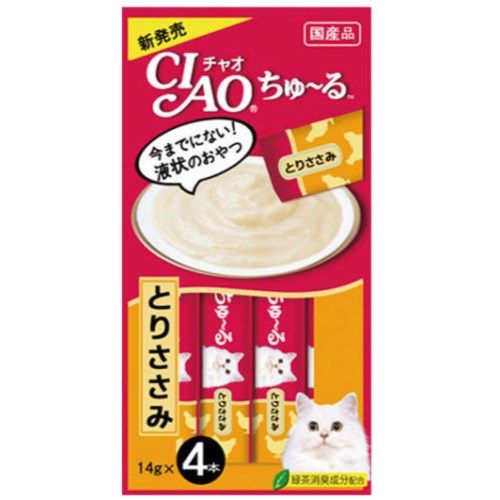 이나바 캣 챠오츄르 닭가슴살 SC-73 56g (14g x 4p) (2개)