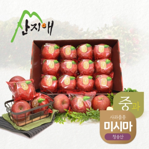 산지애 씻어나온 사과 중과 청송산 2.7kg (1개)_이미지