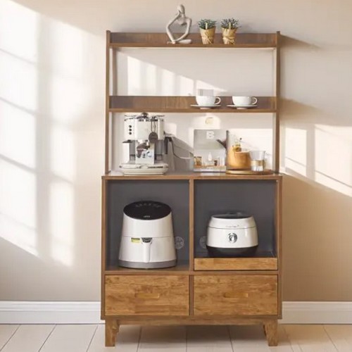 퍼플뉴퍼니처 레티노 냉장고장 홈카페장 주방장 정수기 커피머신 선반 받침대