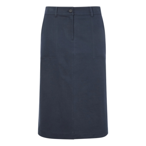 헤지스 네이비 단색 면혼방 스커트 HSSK5B203N2이미지입니다. 누르면 해당 게시물로 새창이동합니다.