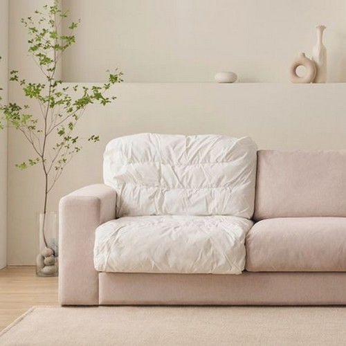 삼익가구 웜스 풀사이즈 구스 기능성 패브릭 소파 4인용 (스툴별도)_이미지