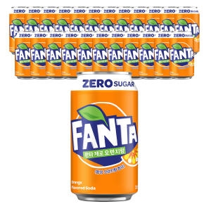 코카콜라음료 환타 제로 오렌지향 355ml