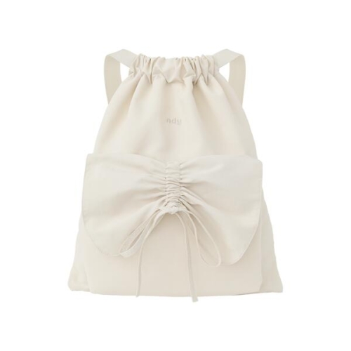 리본 셔링 드로우색 PNES26BG04 RIBBON SHIRRING DRAW SACK