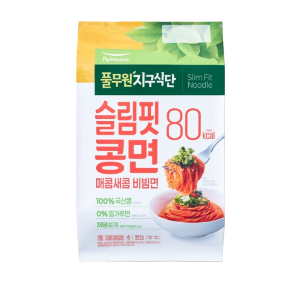 풀무원 지구식단 슬림핏 콩면 비빔면 840g [1개]