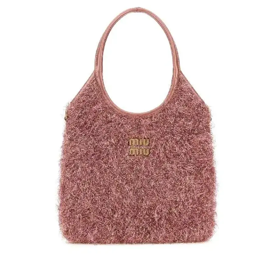 미우미우 Embellished fabric handbag 5BA281VOOI2IFU F0028_이미지