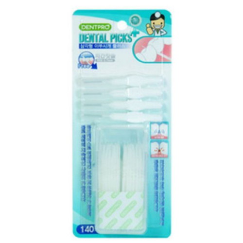 오카무라 덴트프로 삼각형 이쑤시개 플러스 케이스 140개 (1팩(140개))_이미지