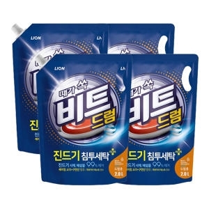 비트 진드기 침투세탁 드럼용 리필 2L (4개)_이미지