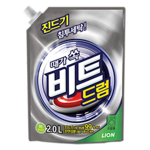 비트 진드기 침투세탁 드럼용 리필 2L (4개)_이미지
