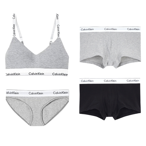 캘빈클라인언더웨어 모던코튼 후크앤아이 브라렛 커플세트 QF7059-NB1086-P7A-BHY_이미지