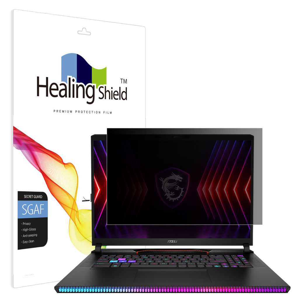 MSI 레이더 GE78 HX 14V 프라이버시 고광택 사생활 보호필름