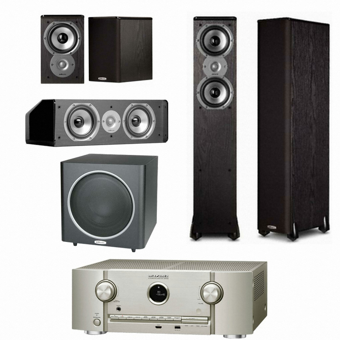 폴크오디오 TSi300 5.1채널 + 마란츠 AV리시버 (SR6006, PSW110)_이미지