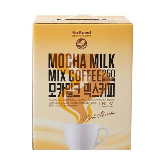 노브랜드 모카밀크 믹스커피 250개입 (1개)