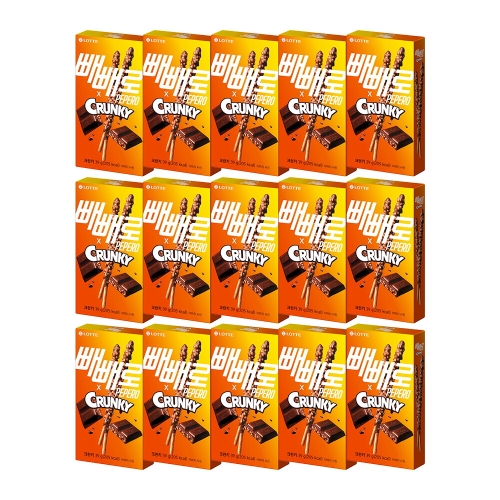 롯데제과 크런키 빼빼로 39g (15개)