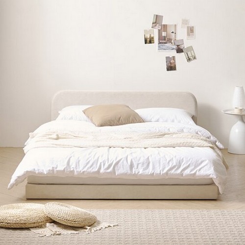 지베스 쿠시 갤럭시원단 슬림오픈 저상형침대 Q