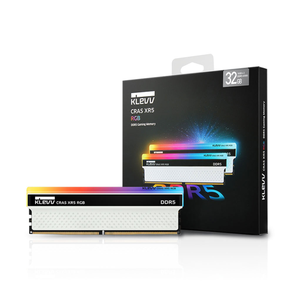 ESSENCORE KLEVV DDR5-6000 CL40 CRAS XR5 RGB 패키지 (32GB(16Gx2))