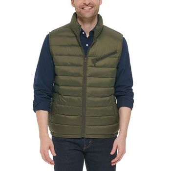 아미 콜한 맨즈 집 프론트 푸퍼 패딩 베스트 조끼 그린 8626532
