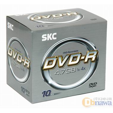 SKC DVD-R 4.7GB 4x 쥬얼 10장_이미지
