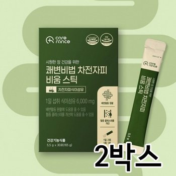 케어란스 쾌변비법 차전자피 비움 스틱 30포 [2개]