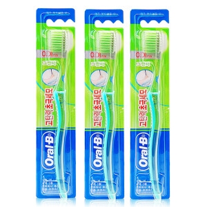 오랄비 고탄력 초미세모 그린티 칫솔 (3개)_이미지