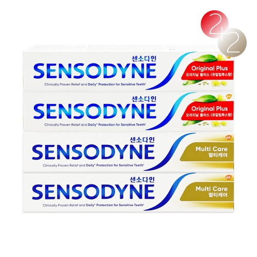 센소다인 오리지널 플러스 100g x 2개 + 멀티케어 100g x 2개 (1세트)_이미지