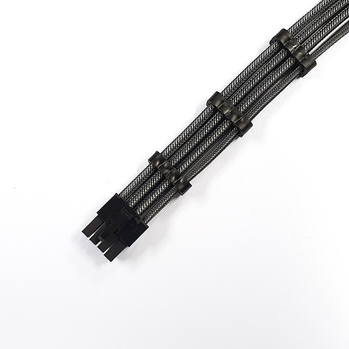 SuperFlower LEADEX V MOD PCI-E(6+2)핀 케이블 (메탈블랙, 0.6m)_이미지