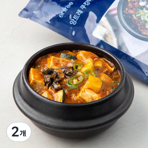 앙트레 쿠킹박스 간편한식 우렁강된장 밀키트 635g 2개