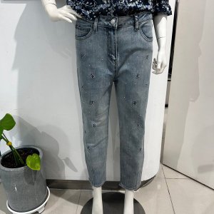 안지크 세미배기핏청바지 테이퍼드데님팬츠 AI2DL1150_이미지