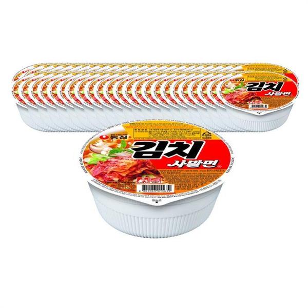 농심 김치 사발면 86g (48개)_이미지