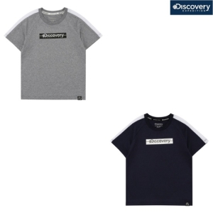 디스커버리 박스로고 컬러블럭 반팔티 (DKTR53831)