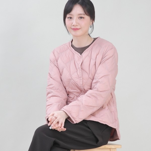 애비뉴투지 엄마옷 루밍 오리털 다이아 누빔 경량 패딩 J11447_이미지