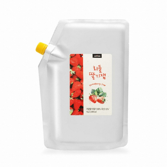 쥬피터 리플 딸기잼 1kg (10개)