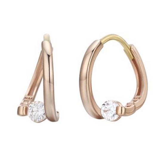 윙블링 14K post 루엘 원터치 링귀걸이