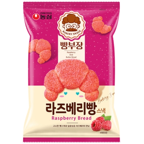 농심 빵부장 라즈베리빵 55g (4개)_이미지