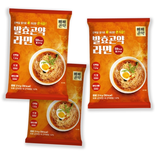 KRAFT FOODS GROUP 빼빼곤약 발효곤약 생라면 214g