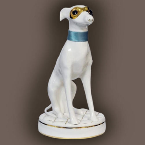 괴벨 Whippet Chiceria 도자기인형