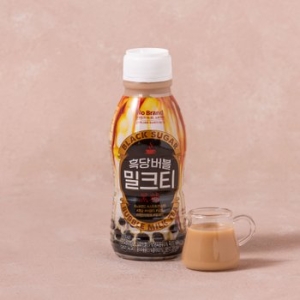 이마트 노브랜드 흑당버블 밀크티 350ml (1개)_이미지